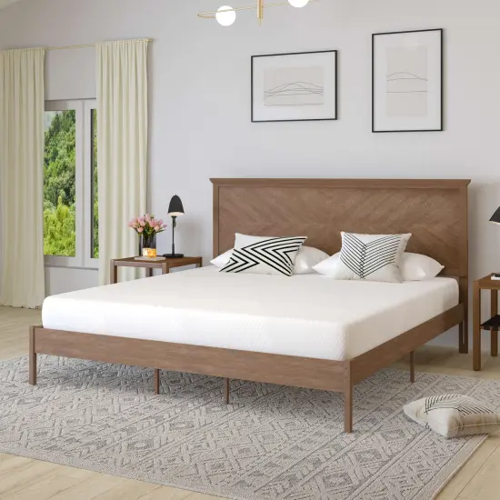 Merrick Lane Iris CertiPUR-US Certified Memory Foam Mattress Infused with Charcoal & Green Tea Cooling Gel {1}