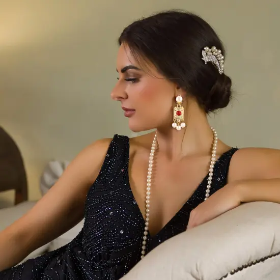 Roaring 20's Clip On Costume Earrings {6}