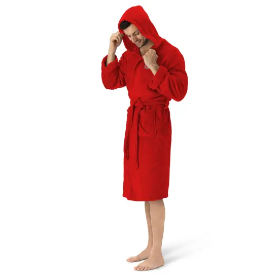 San Francisco 49ers NFL Hooded Silk Touch Bath Robe 26&times;47 Inches {2}