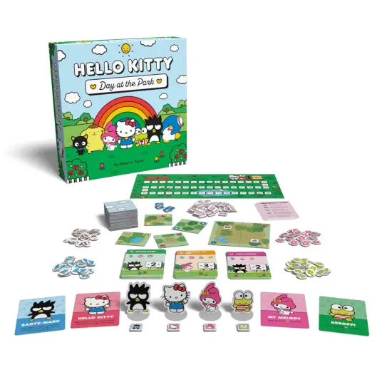 Hello Kitty: Day at the Park Tile Laying Family Board Game, 2-4 Players {3}