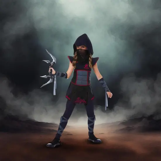Fearless Ninja Girl's Child Costume {3}