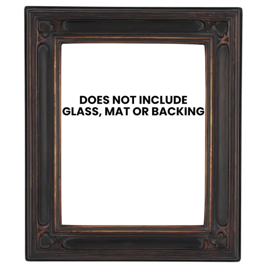 Museum Collection Gothic Ornate Picture Frame - Black Gold Oil Painting Frames | Closed Corner High-End Antique Style Frames | Open Back Frames with No Glass or Backing {6}