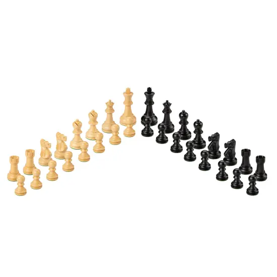 Bobby Fischer Ultimate Chess Set with Wooden Board 20.75 in., 3.75 in. King {4}
