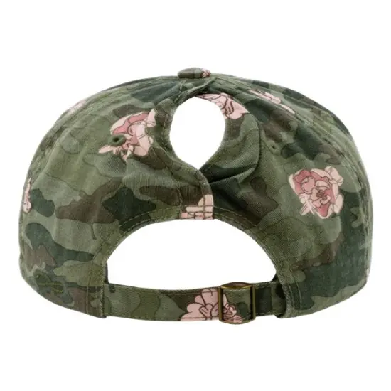 Infinity Her&reg; Women's Garment Washed Fashion Print Cap Floral Camo {2}