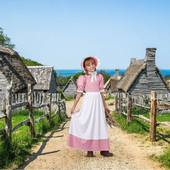 Early American Girl Child Costume {4}