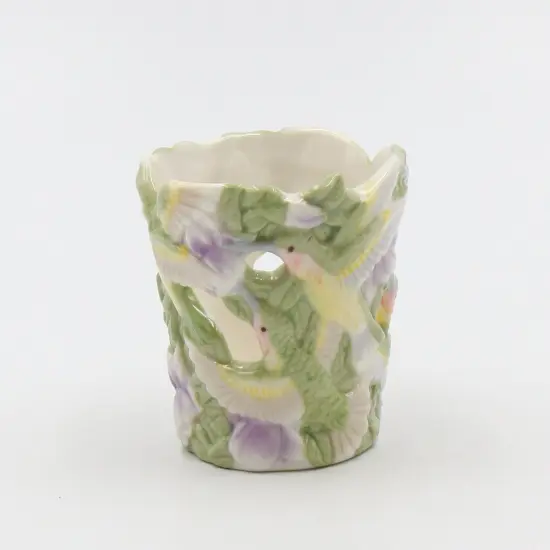 Ceramic Hummingbird Votive Candle Holder, Home Decor, Gift for Bird Watcher, Gift for Her, Gift for Mom {5}