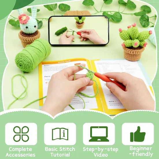 Crochet Plants Crochet Kit {3}