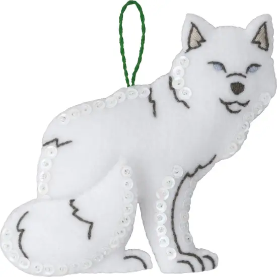 Bucilla Felt Ornaments Applique Kit Set Of 4-Nordic Noel {6}