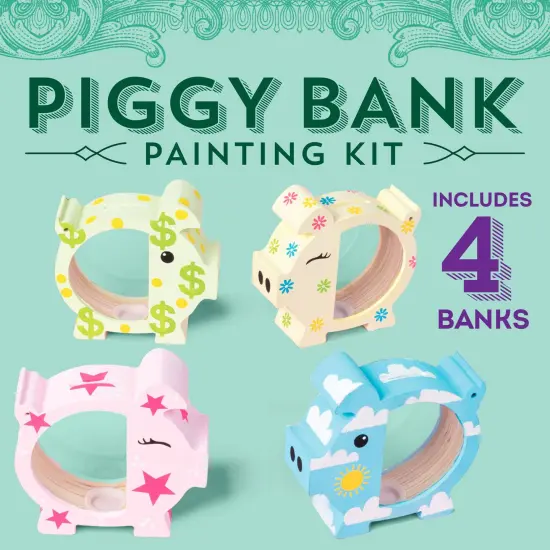 Tulip Wood Bank 4-Pc. Painting Kit {5}