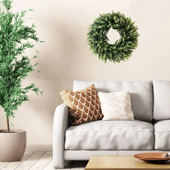 20&rdquo; Wreaths for Front Door,Spring and Summer Eucalyptus Wreath {3}