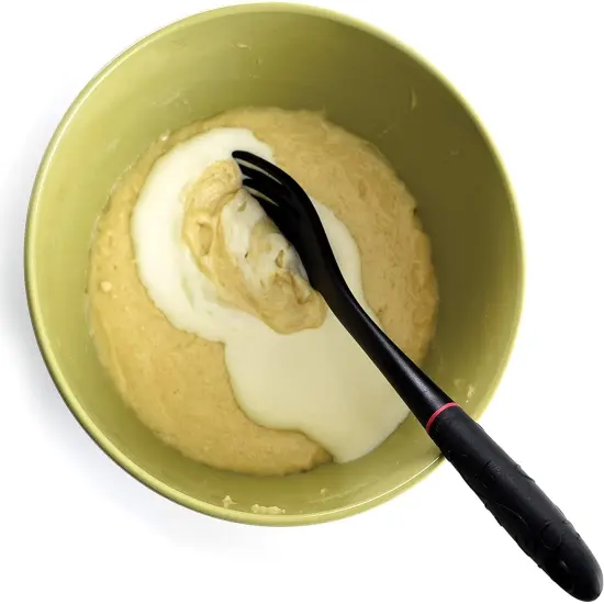 Norpro 11" Grip-EZ Fiskie Fork & Whisk Combo Tool - Mix Stir Blend & Fold {3}