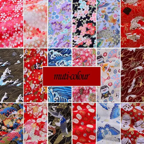 40 Pcs Jelly Roll Fabric Strips (Japanese Style Printed Cotton) {3}
