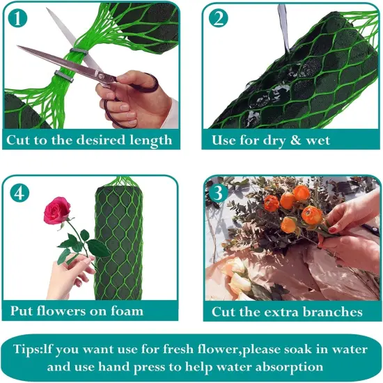 14Pcs Floral Foam Garland 9.2Ft Sponge Blocks Kit {5}