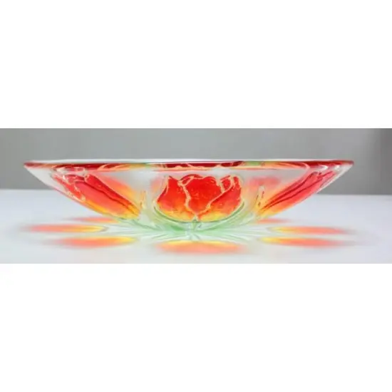 10.25" dia. x 0.5" Tulip Texture Glass Fusing Kiln Mold {3}
