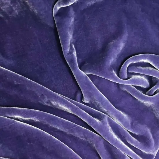 1 Yard Silk Rayon Velvet Fabric 45 Inches Width Lavender {1}