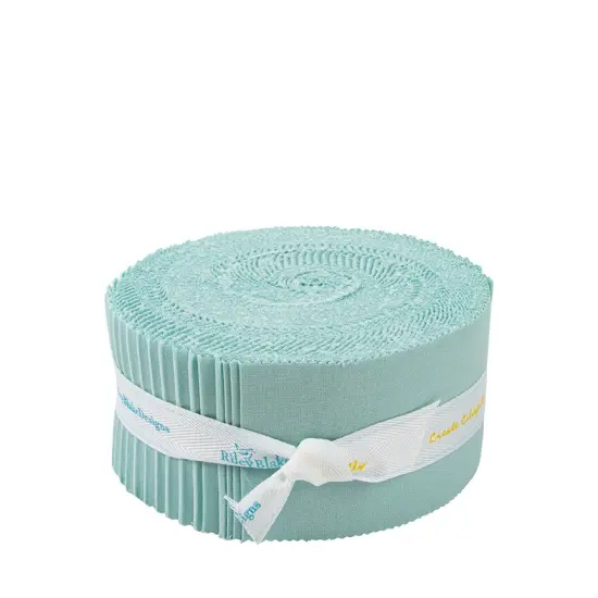 Confetti Cotton 2.5" Strip Roll (Jelly Roll / Rolie Polie) in Songbird byfor Riley Blake (RP-120-SONGBIRD-40) {1}