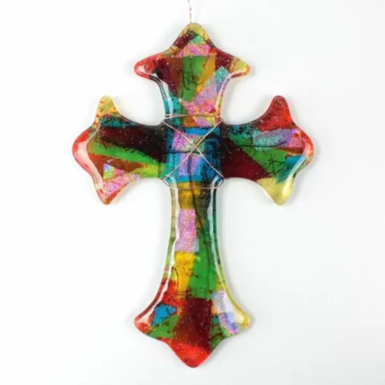 11.5&rdquo; x 8.5" x 1.75" Large Cross Frit Casting Glass Fusing Kiln Mold {3}