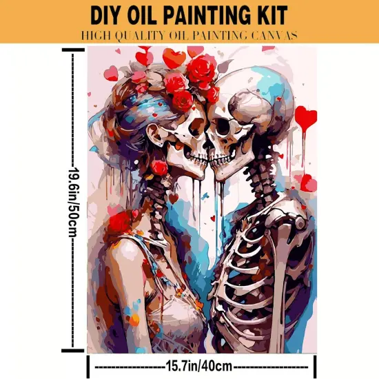 Sugar Skull Paint by Numbers Kit - 16x20in (MT3284) {2}