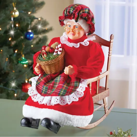 Collections Etc Musical Mrs. Claus Christmas Tabletop Decoration {1}