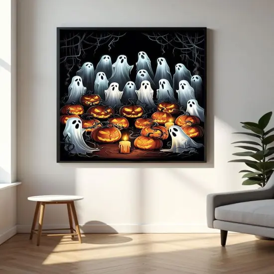 Terrifying Ghost Diamond Painting Kits {4}