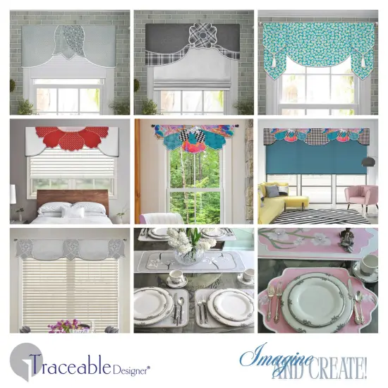 Multi-Style Blossom Valance Kit Make Unique Window Treatments Without Sewing {2}