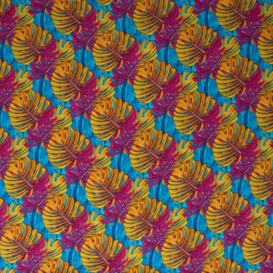 1 Yard Split Leaf Sarong with Fringes Rayon Fabric 72" L x 45" W Golden yellow {5}