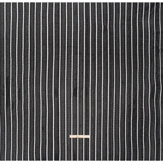 1 Yard Black Corded Lace Fabric Squares and Stripes Sheer Elegant Design 52 inch Width {4}