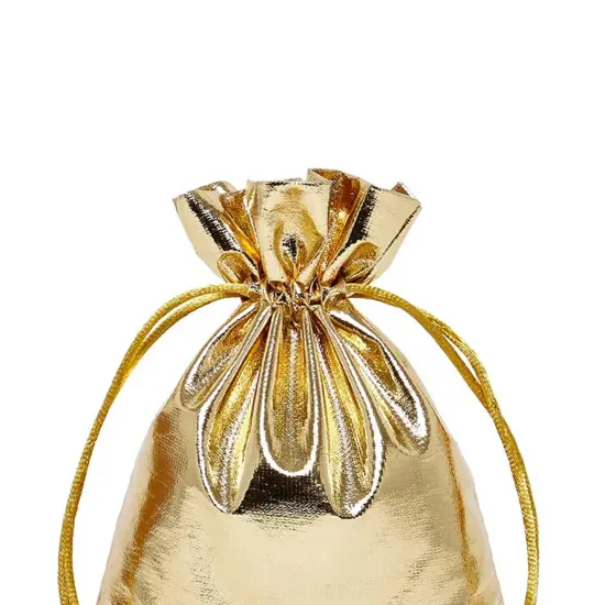 Metallic Lame Bag 6" x 10" Elegant and Versatile {4}