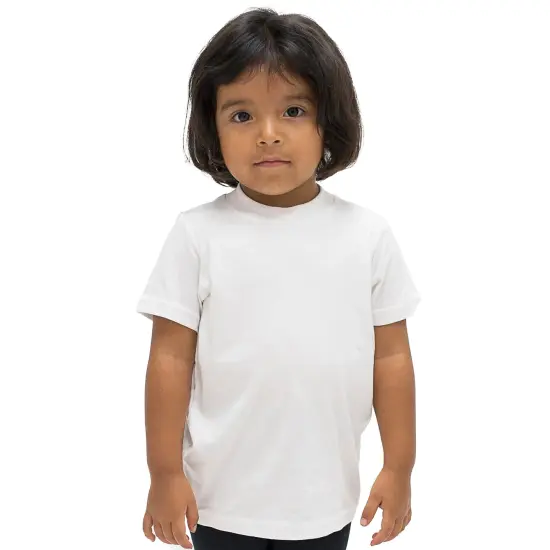 BELLA + CANVAS&reg; Toddler Crewneck Short Sleeve Jersey T-Shirt White {1}