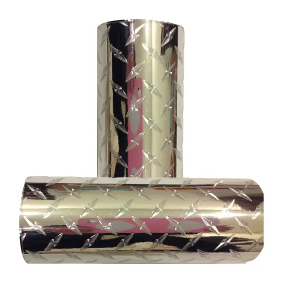 Creative Vinyl - Small Diamond Plate 24" 10 Silver Diamond {6}