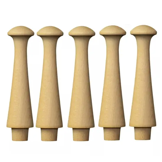 Kitcheniva 5-1/8" Shaker Peg Wall Mount Hanger Peg Hook Craft DIY 5 Pcs {1}