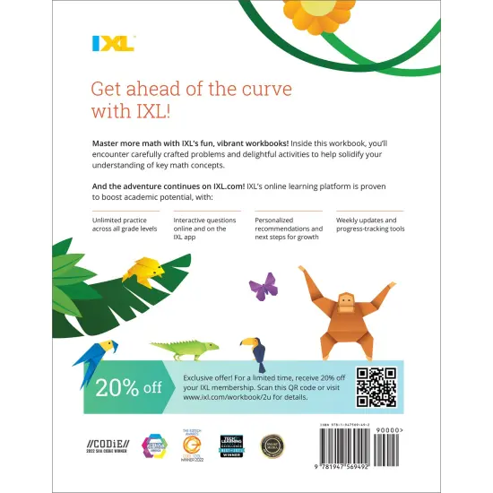 The IXL Ultimate 2nd Grade Math Workbook, Activity Book for Kids Ages 7-8 Covering Addition, Subtraction, Place Value, Geometry, Measuring, and More Mathematics {2}