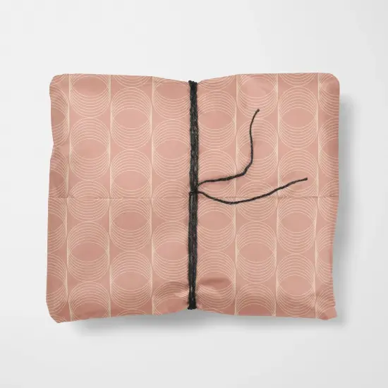 Fine Line Circle Pattern Busk Gift Wrap {1}