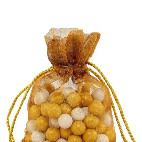 Chic Brushed Organza Bag for Gifts 5" x 6 1/2" {3}