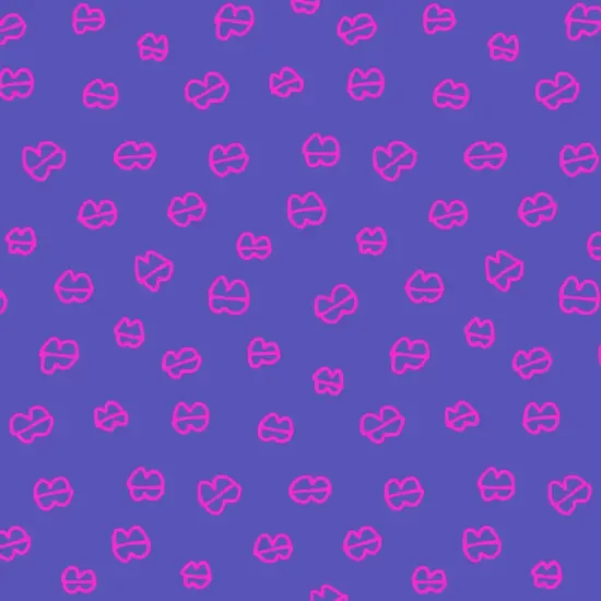 Handdrawn Lips Gift Wrap III {3}