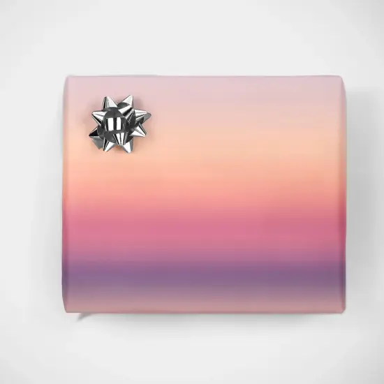 Pink Horizon Gradient Gift Wrap {1}