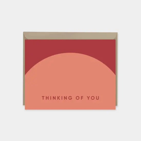 Geo Thinking of You Cards, Geometric {1}