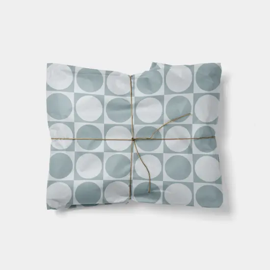 Circle Checker Gift Wrap III {1}