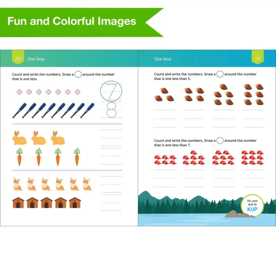 IXL Numbers and Counting Kindergarten Workbooks, Math Book for Kids Ages 5-6, Mathematics Activities Covering How to Count, Write, and Compare up to 100 {4}