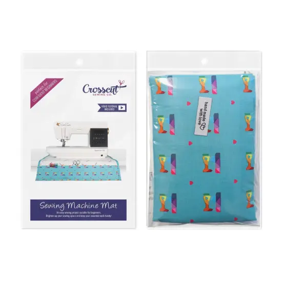 Crosscut Sewing Co.&reg; Sewing Machine Mat Sewing Project Kit for Beginners with Fabric, Instructions and Video Sewing machines {2}