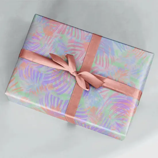 Neon Tropical Wrapping Paper {1}