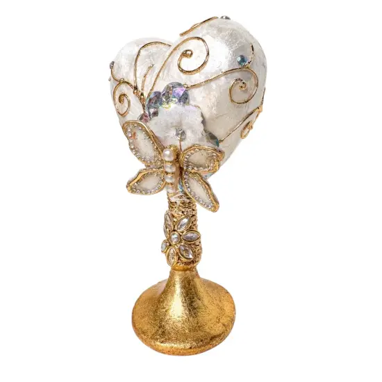 Valentine's Day and Wedding Tabletop Decor - Holiday Tree Ivory {2}