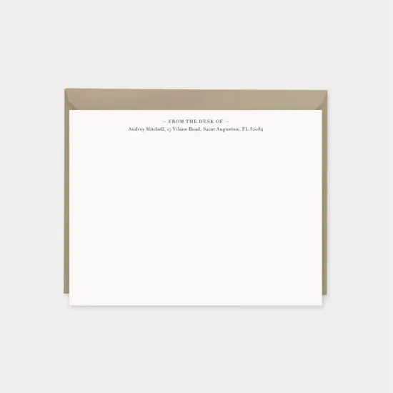 Bleached Asphalt Note Cards {6}