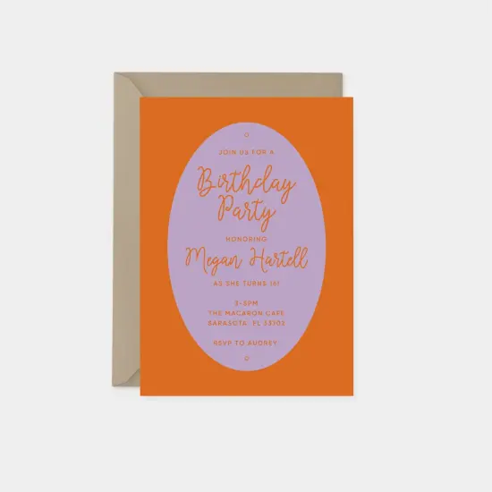 Bright Stripes Party Invitation II {1}