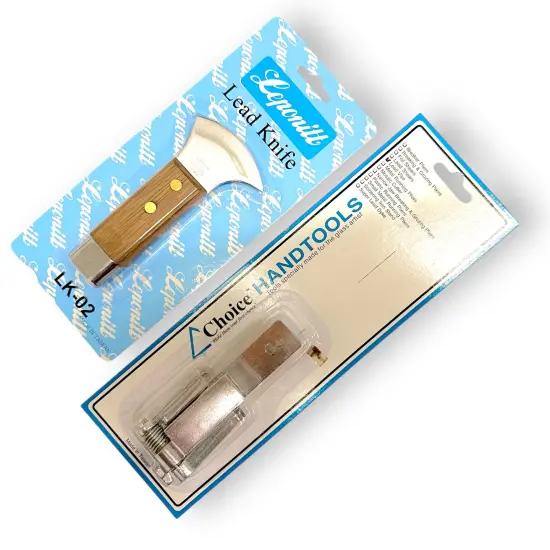 Stained Glass Lead Came Knife & Lead Came Vise {1}