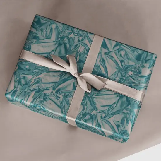 Blush and Verdigris Gift Wrap {1}