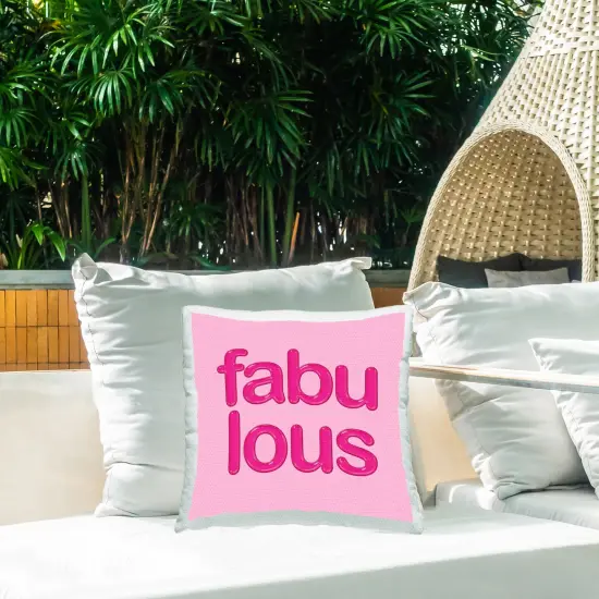 Bold Glam Fabulous Design by Martina Pavlova Outdoor Printed Pillow  {2}