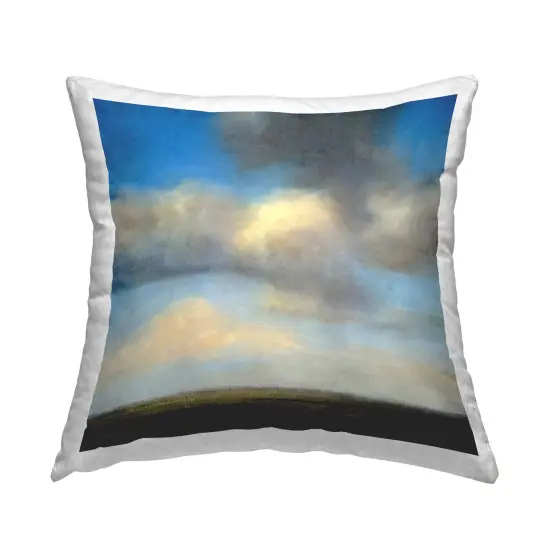 Looming Storm Clouds Design by Suzanne Nicoll Throw Pillow  {1}