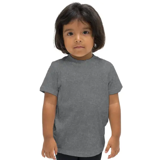 BELLA + CANVAS&reg; Toddler Crewneck Short Sleeve Jersey T-Shirt Deep heather {1}