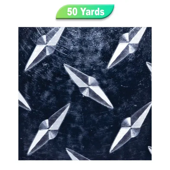 Creative Vinyl - Diamond Plate 24" 10 Silver Diamond {1}